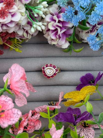 Kaira Moissanite Ring (Adjustable)
