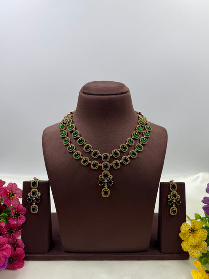 Ashita Victorian Double Layering Necklace