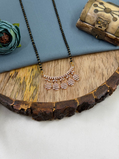 Multi Drop Rose Gold Mangalsutra