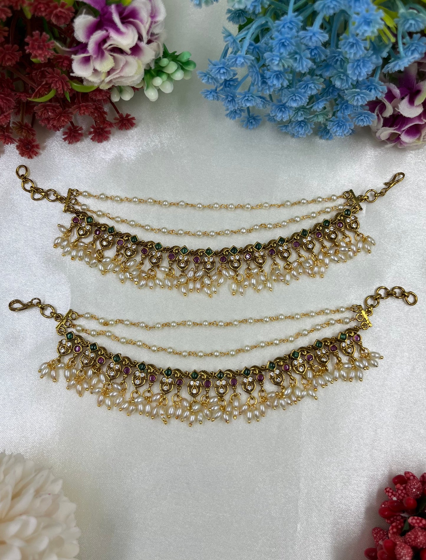 Charu Moti Ear Chain