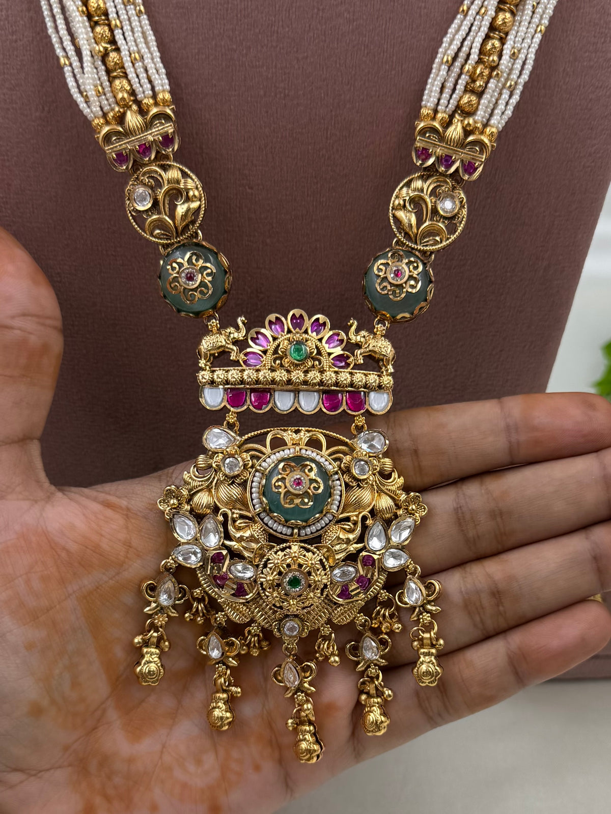 Navya Heritage Combo Necklace Set