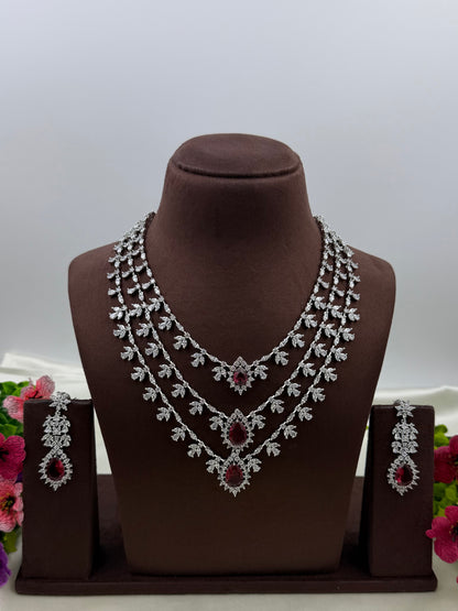 Ashley American Diamond Necklace Set