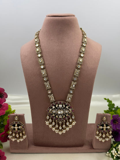 Phulwati Premium Victorian Long Necklace Set