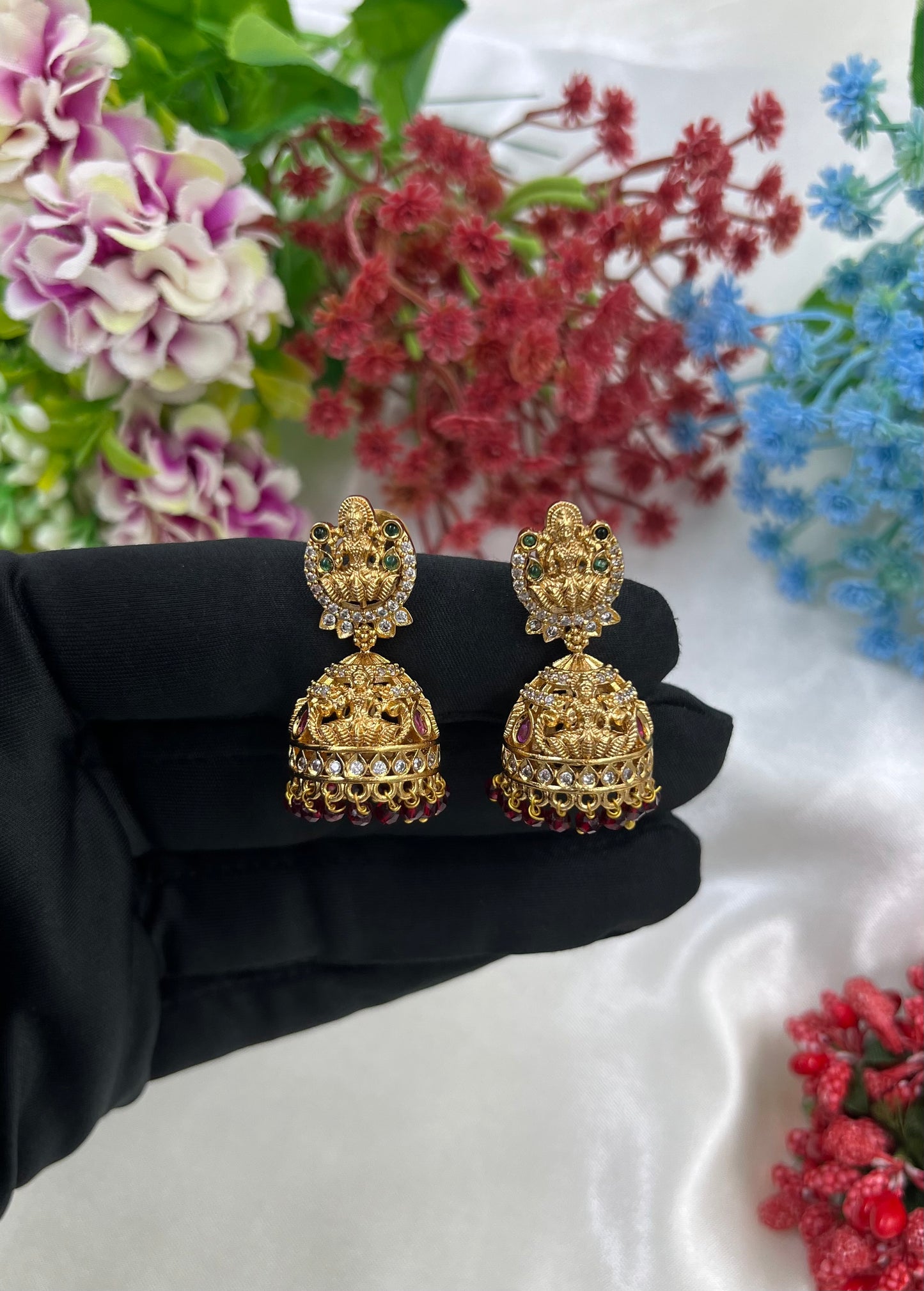Naina Brass Jumka
