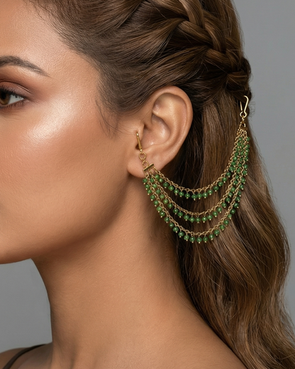 Trisha Pearl Ear Chain