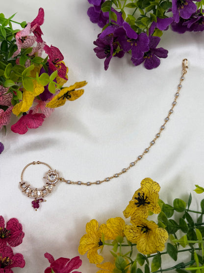 Ruchira Moissanite Nose Ring