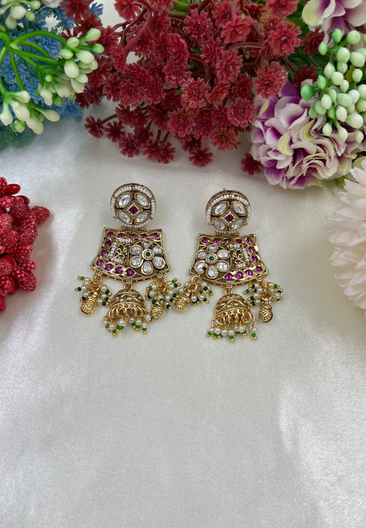 Ekisha Brass Earing