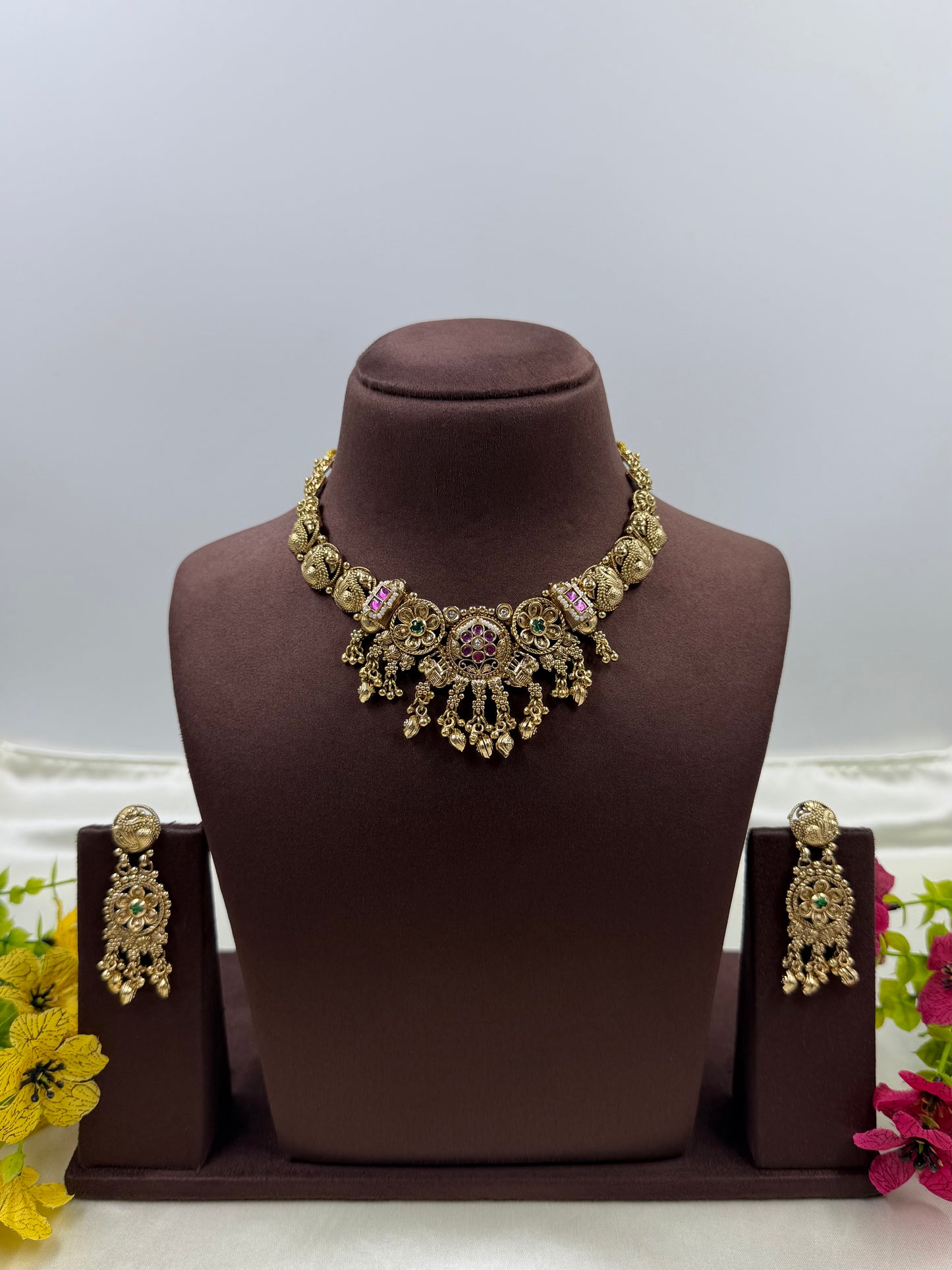Richa Heritage Delicate Necklace Set