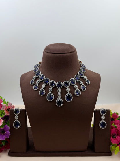 Riddhi American Diamond Necklace Set