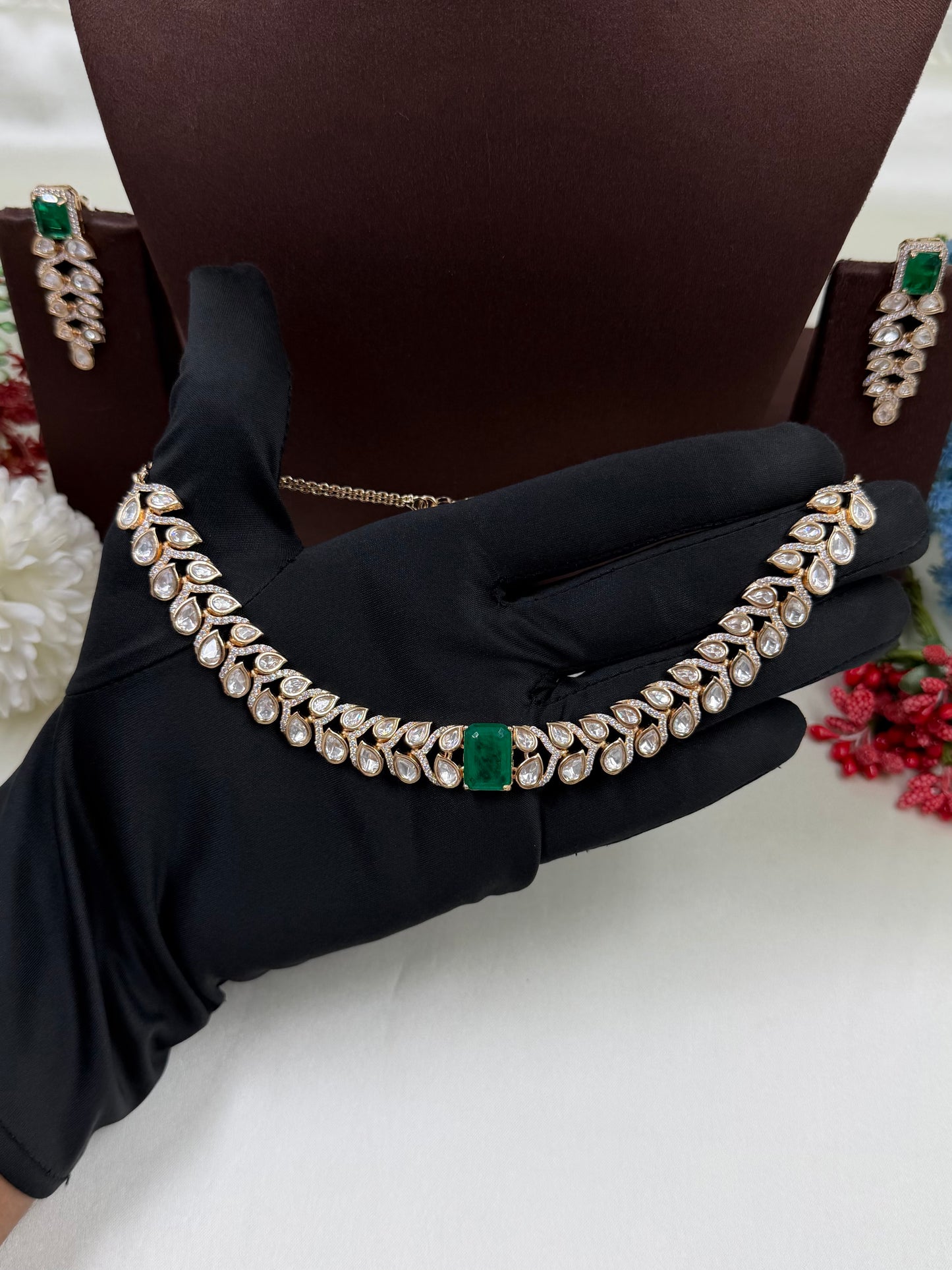 Kashvi Moissanite Delicate Necklace