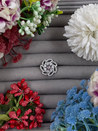 Evelyn American Diamond Ring (Adjustable)