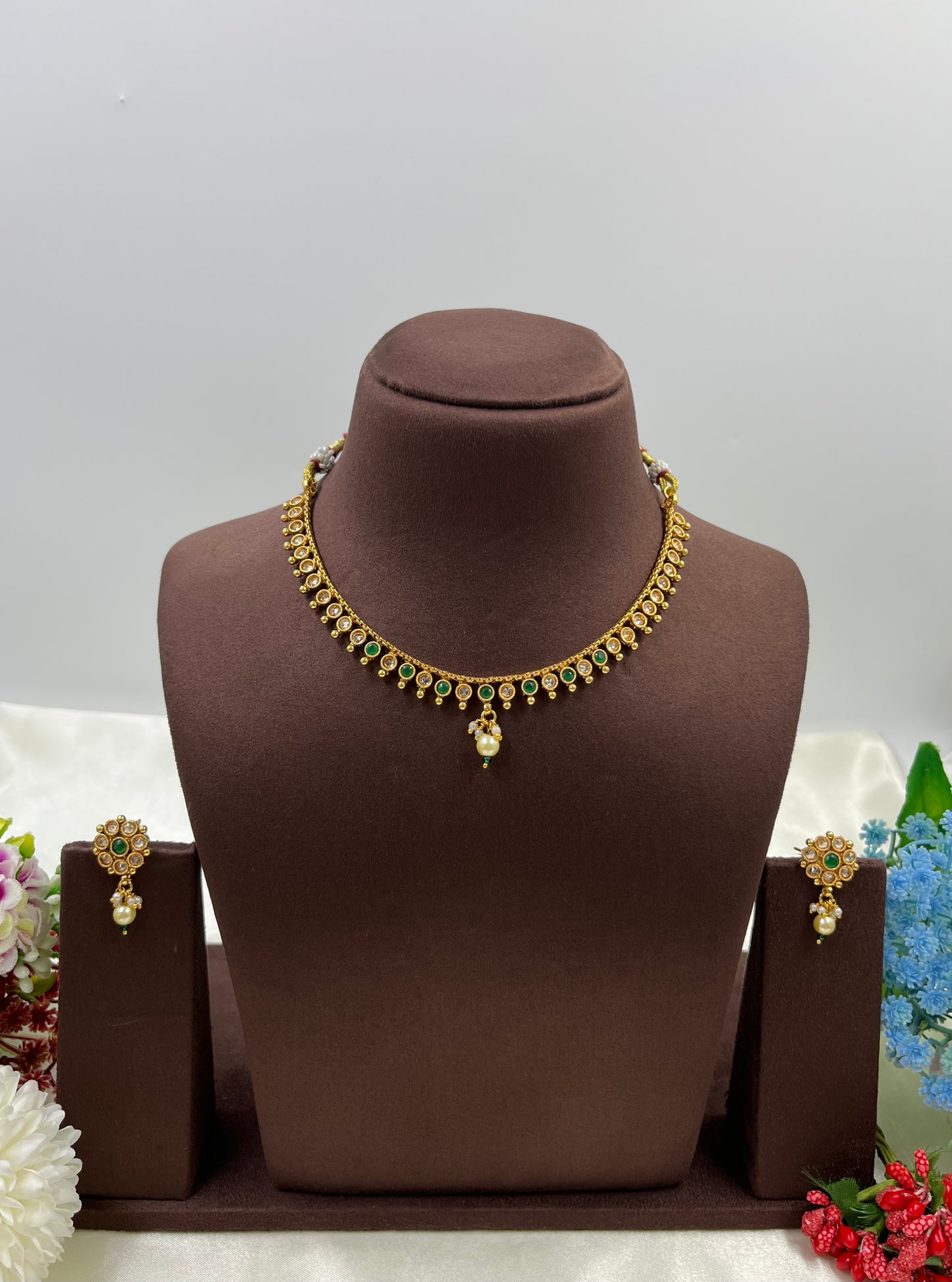 Nidhi Delicate Traditional Necklace
