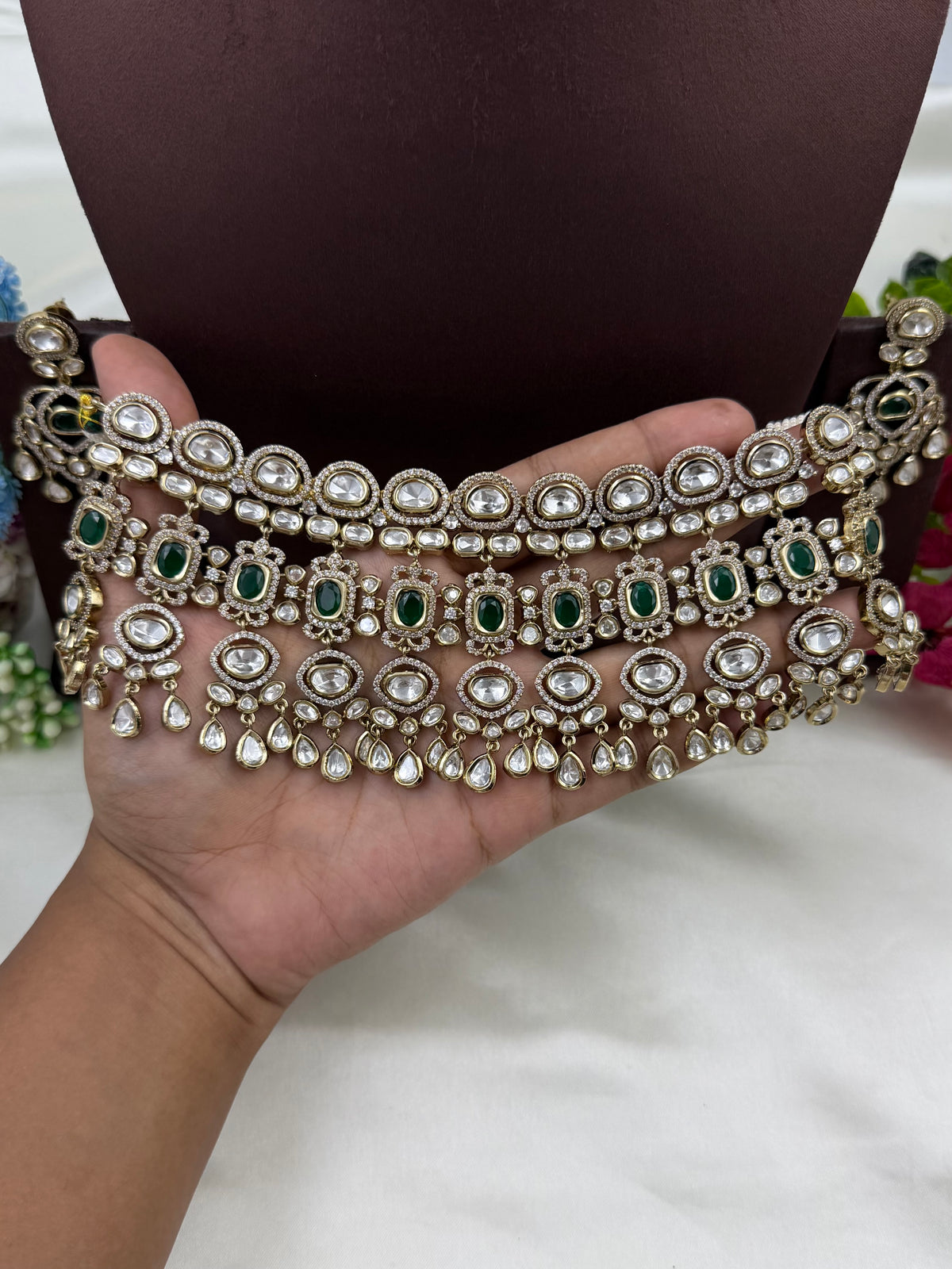 Bhavika Victorian Choker Necklace Set