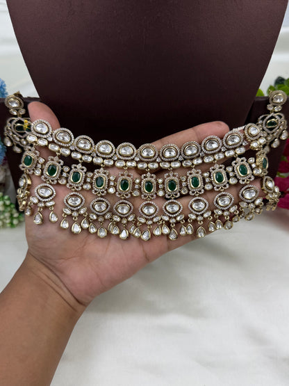 Bhavika Victorian Choker Necklace Set