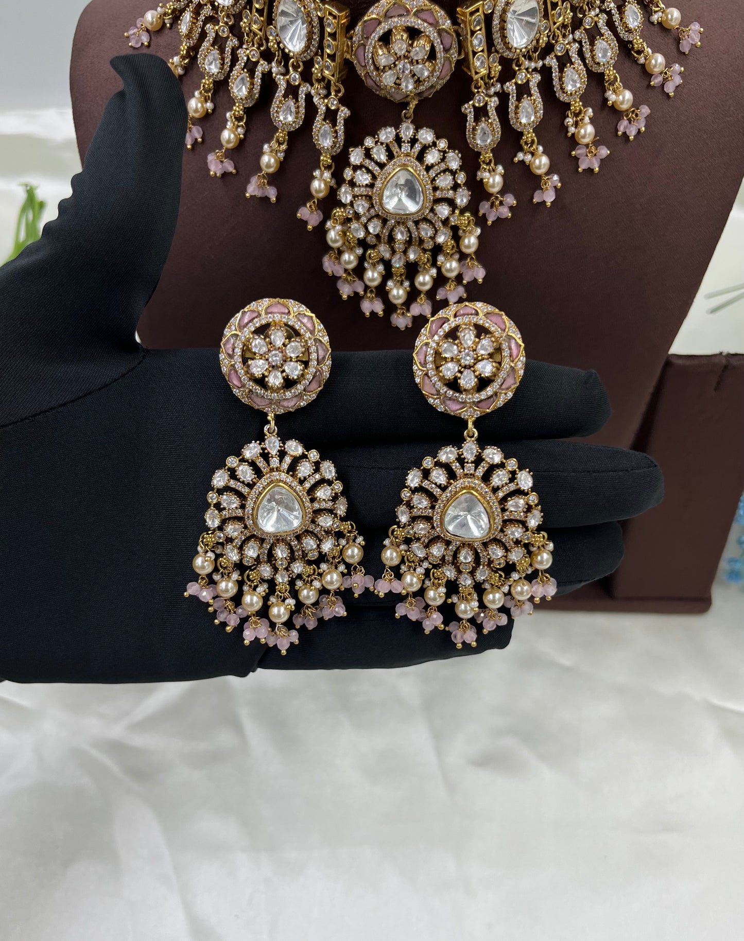 Indre Moissanite Choker Necklace