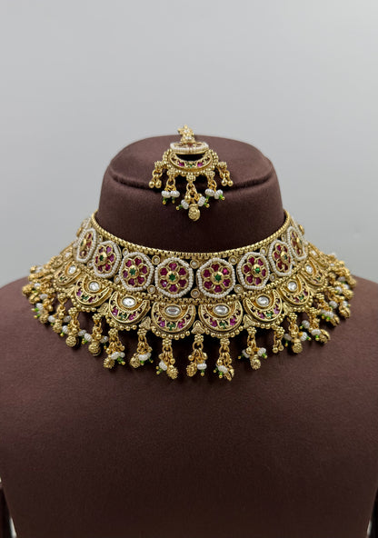 Vedanti Heritage Choker Necklace Set