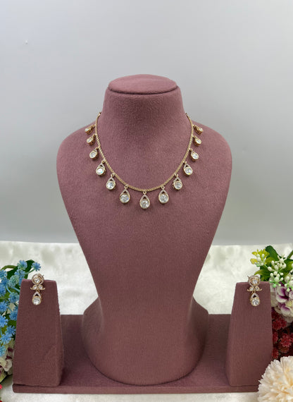 Drishti Moissanite Chain Pendant