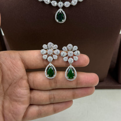 Aarohi American Diamond Delicate Necklace