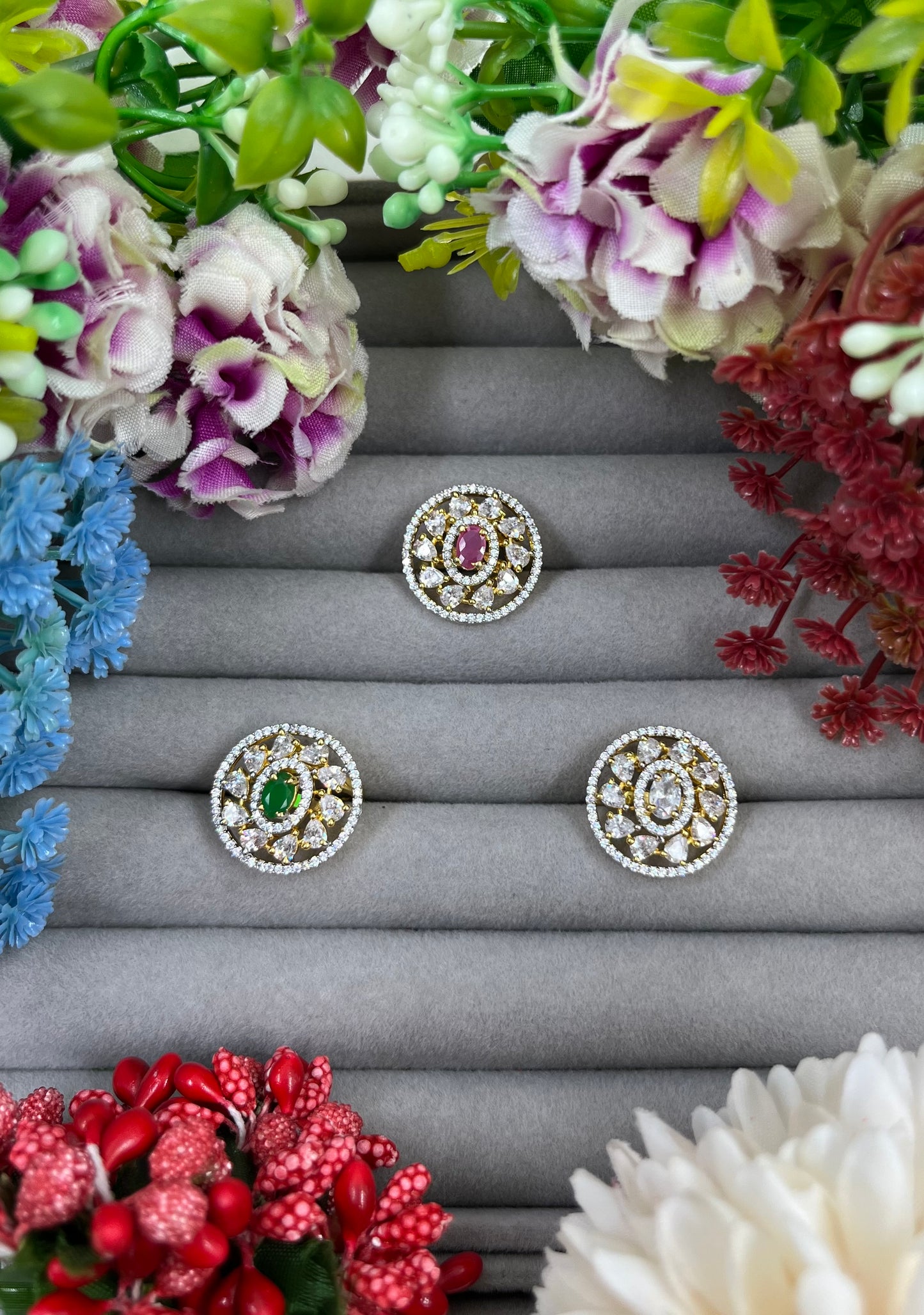 Sura Dual Tone Ad Ring