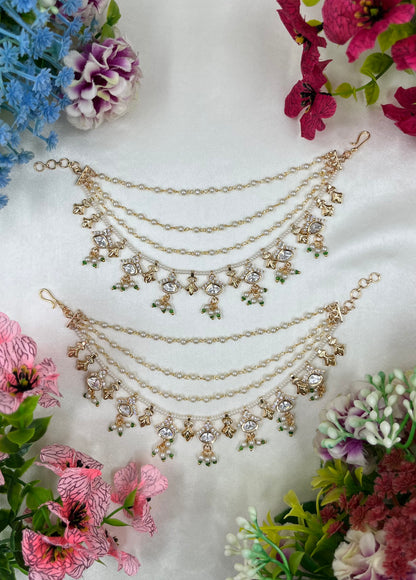 Nidhi Moissanite Earchain