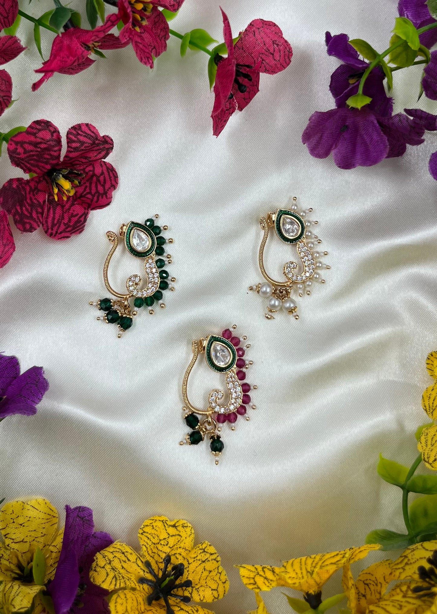 Revati Moissanite Nose Ring