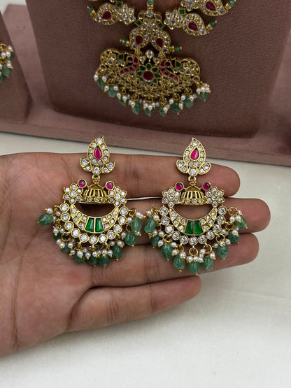 Jodha Premium Victorian Combo Necklace Set