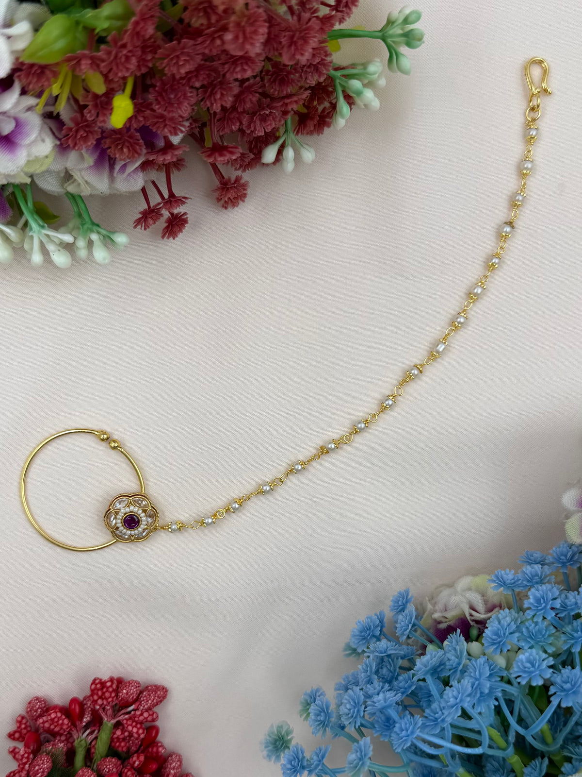 Bhanushri Traditional Indian Nose Ring