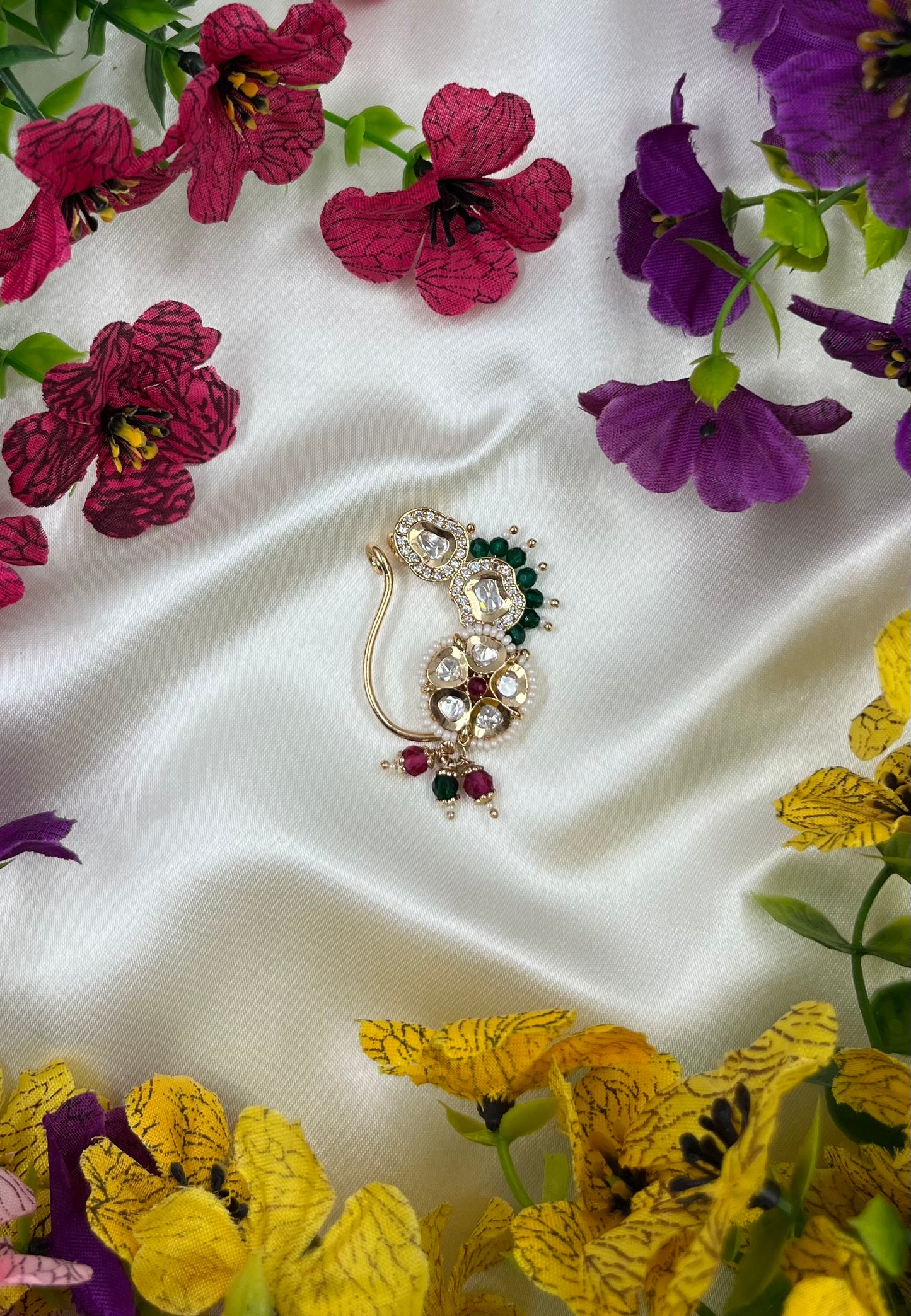 Sravani Moissanite Nose ring