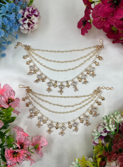 Nidhi Moissanite Earchain