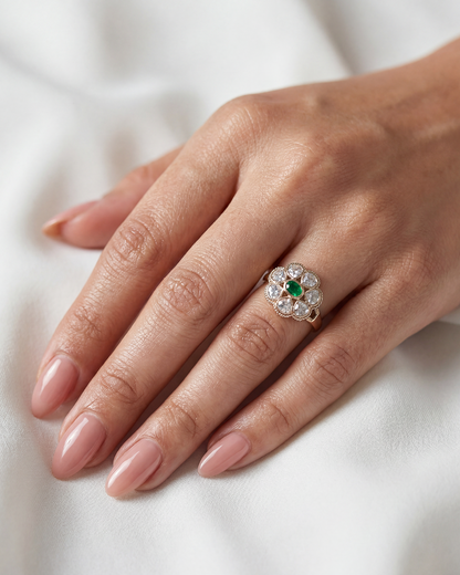 Bharati Moissanite Ring (Adjustable)