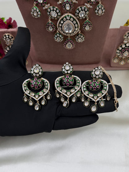 Raziya Moissanite Premium Combo Set