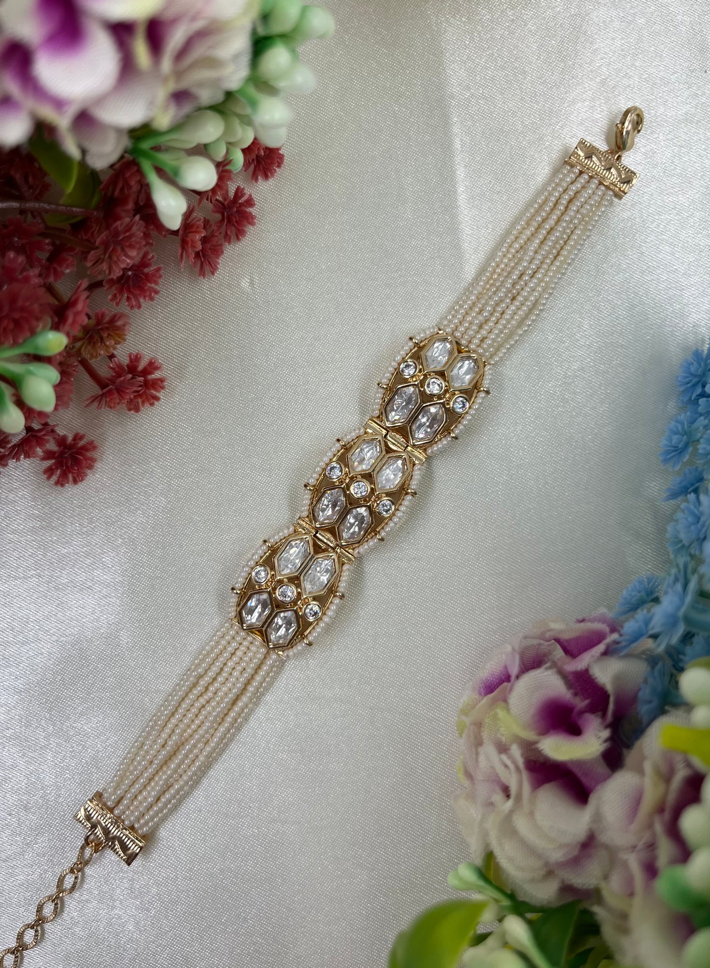 Anisha Moissanite Moti Bracelet