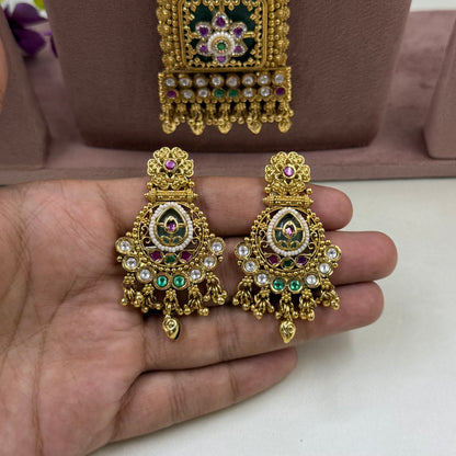 Devika Heritage Long Necklace Set
