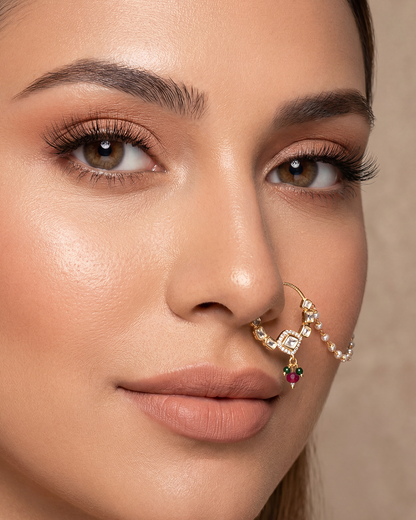 Vidhi Moissanite Nose Ring