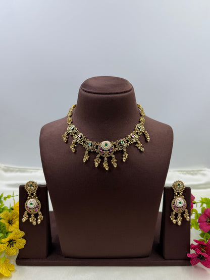 Nalini Heritage Delicate Necklace Set