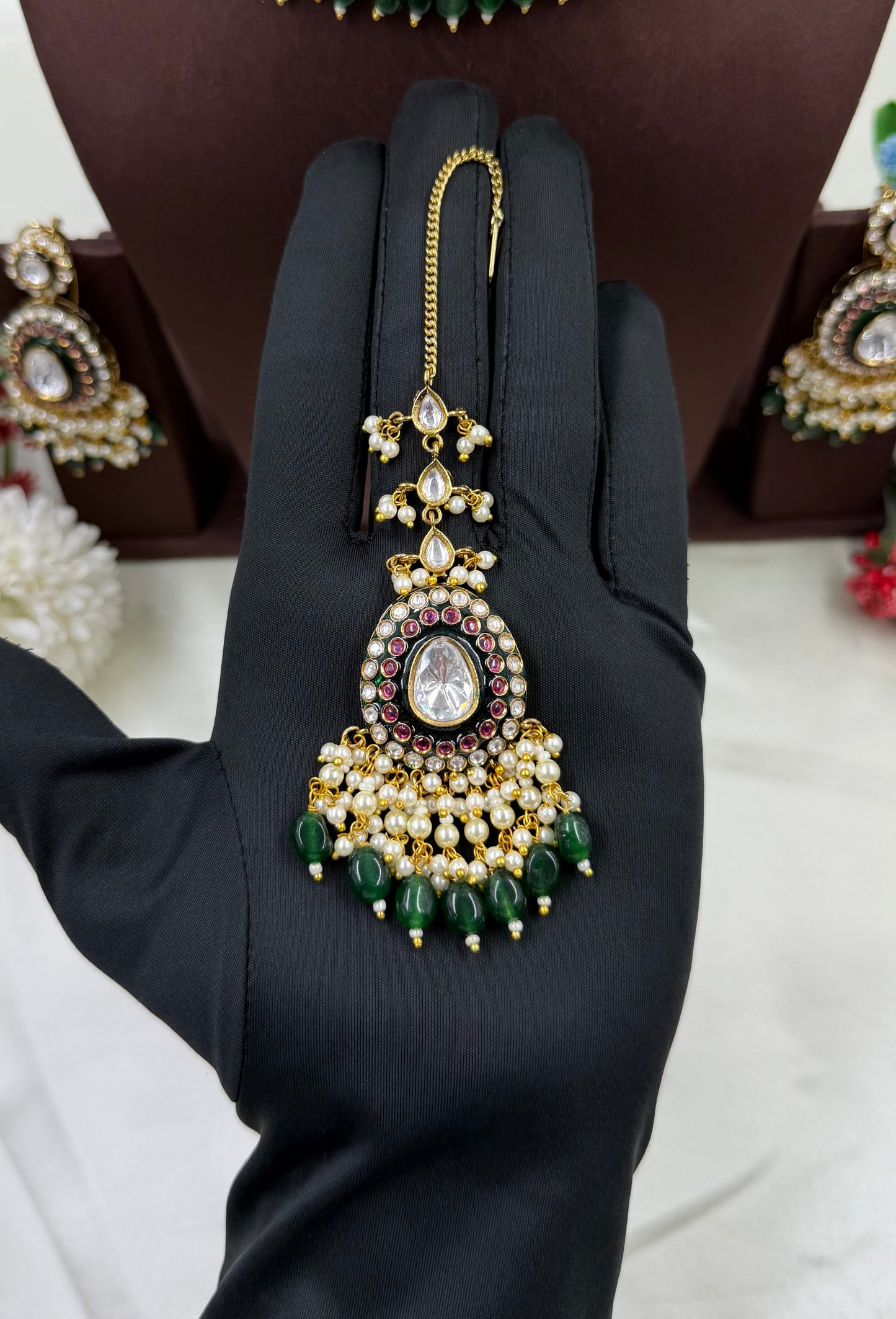 Sadhana Polki Kundan Choker Necklace Set
