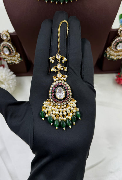 Sadhana Polki Kundan Choker Necklace Set