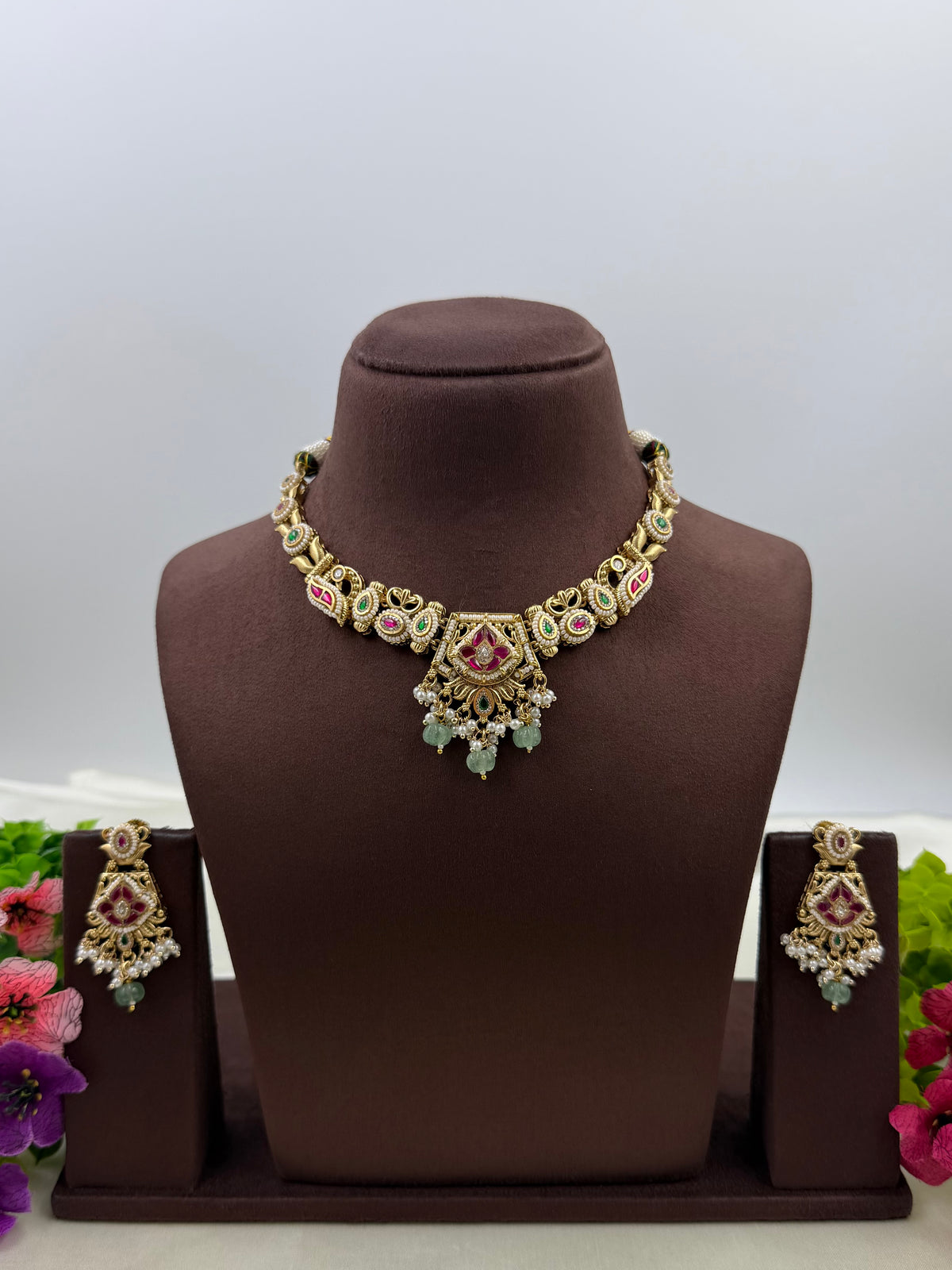 Shreya Heritage Chorski Necklace Set