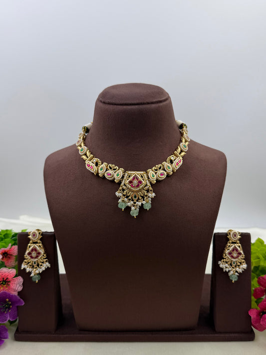 Shreya Heritage Chorski Necklace Set