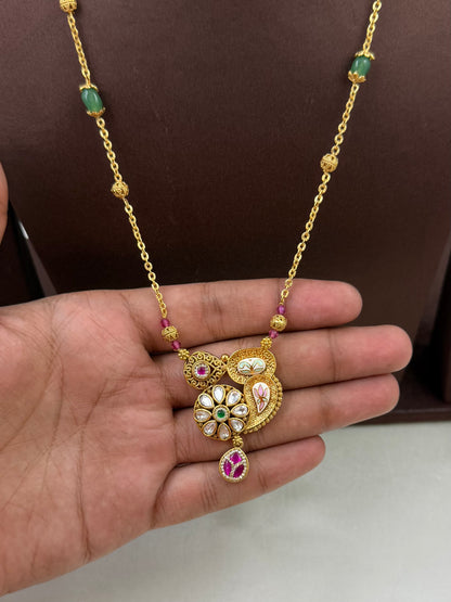 Nita Chorski Delicate Semi Long Necklace Set