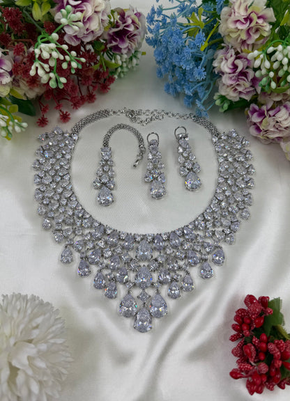 Saniya American Diamond Necklace Set