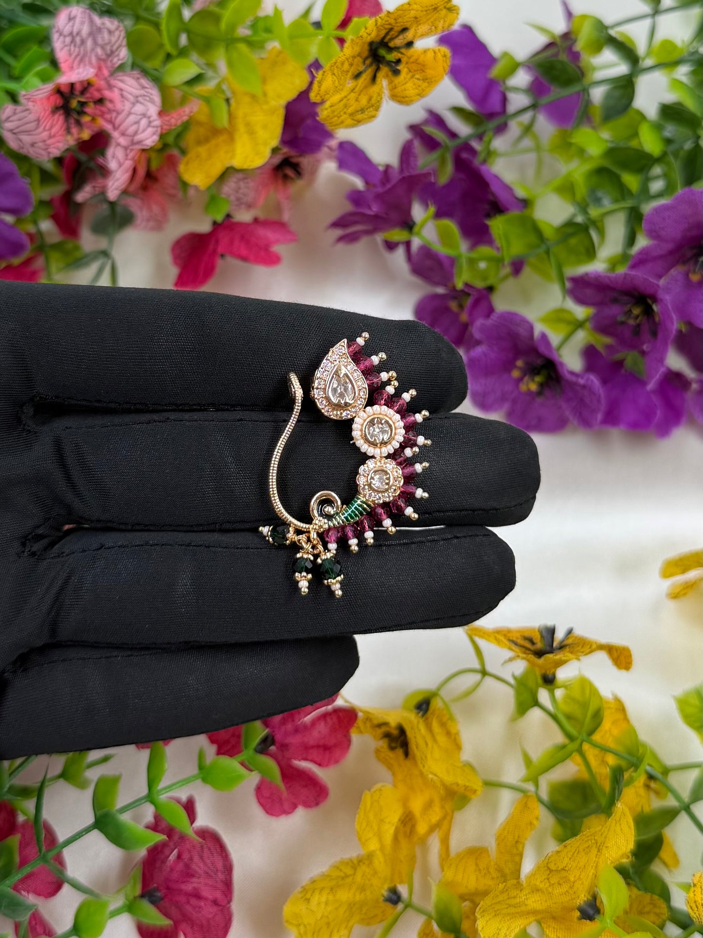 Roshni Moissanite Nose Ring