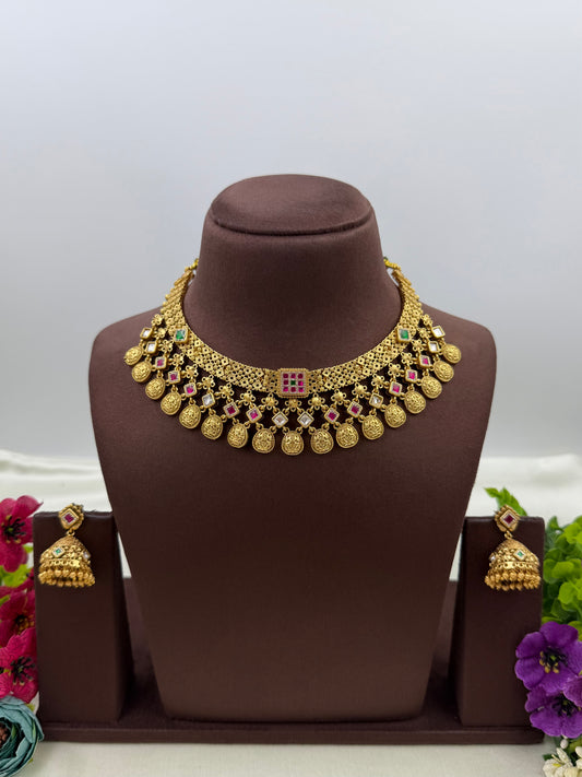 Hemangi Premium Chorski Necklace Set