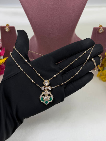 Manisha Moissanite Chain Pendant