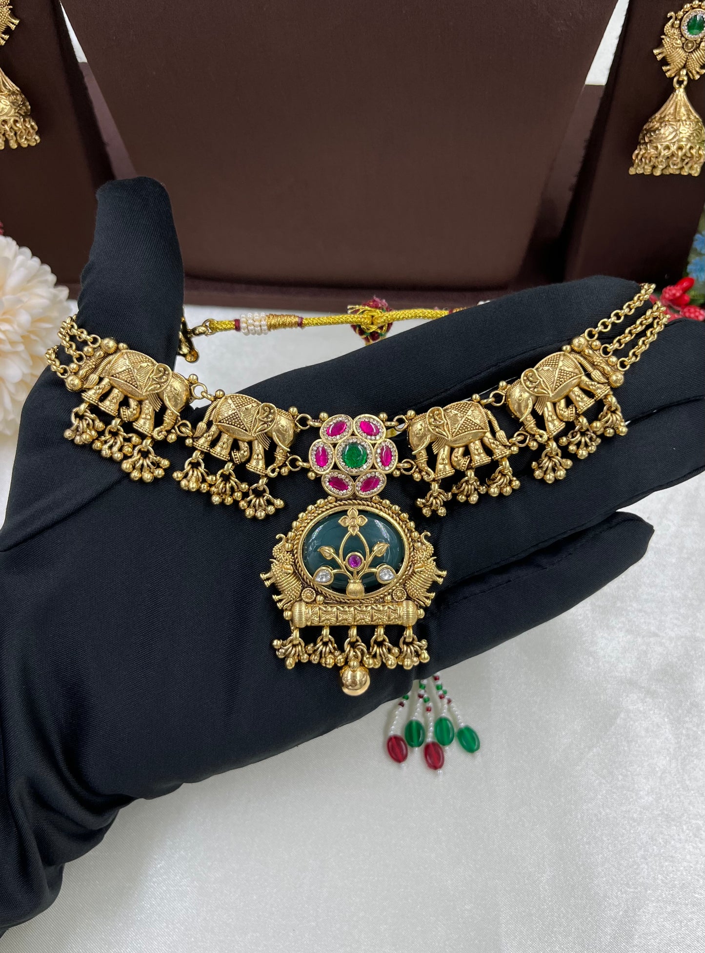 Inaya Premium Rajwadi Necklace