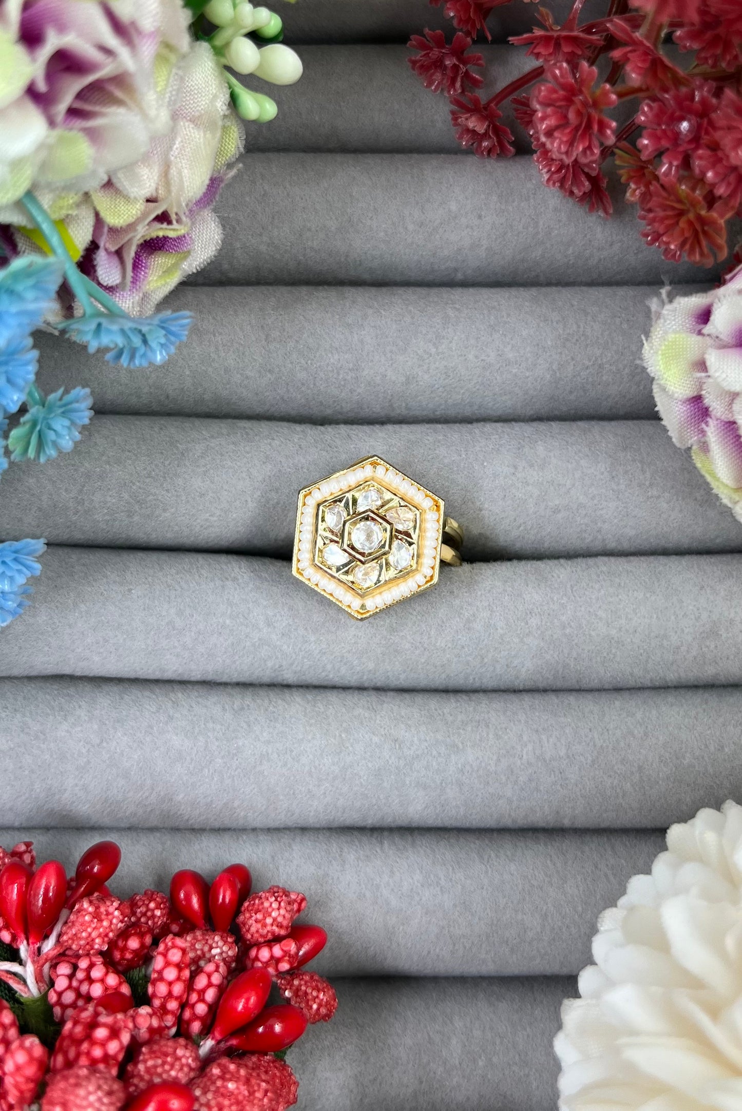 Sati Moissanite Ring
