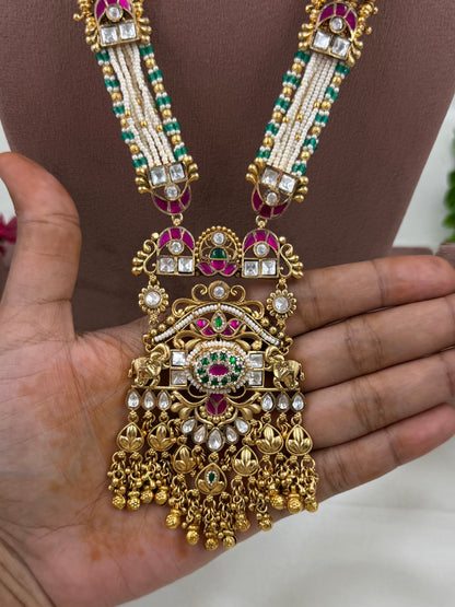 Gopika Premium Heritage Chorski Combo Necklace Set
