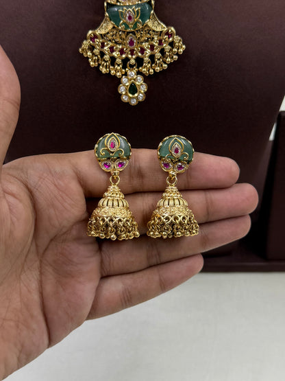 Renuka Premium Chorski Necklace Set