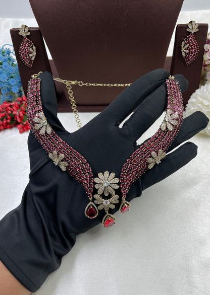 Anita Victorian American Diamond Necklace