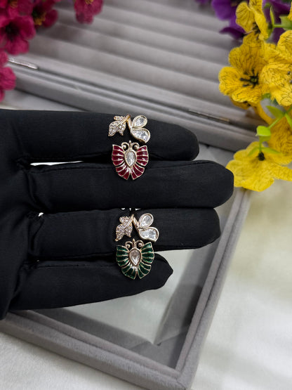 Kamla Moissanite Ring (Adjustable)